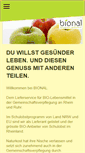 Mobile Screenshot of bional-service.de